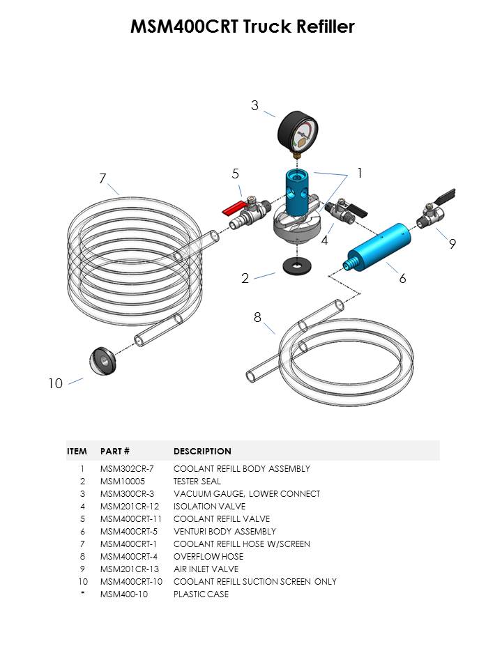 repair information diagram for product